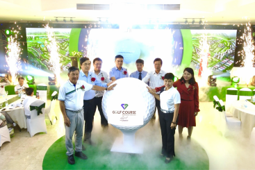 THE GRAND OPENING CEREMONY OF CHAU DUC GOLF COURSE